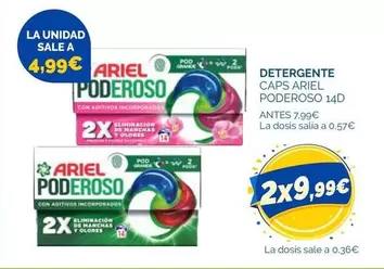 Ariel - Detergente Caps Poderoso