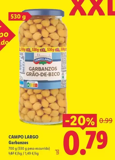 Campo Largo - Garbanzos