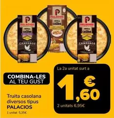 Palacios - Truita Casolana Diversos Tipus