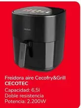 Cecotec - Freidora Aire Cecofry&Grill