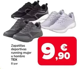 TEX - Zapatillas Deportivas Running Mujer U Hombre