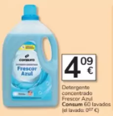 Consum - Detergente Concentrado Frescor Azul