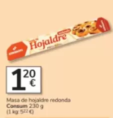 Consum - Masa De Hojaldre Redonda