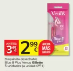 Gillette - Maquinilla Desechable Blue Ii Plus Venus