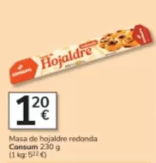 Consum - Masa De Hojaldre Redonda
