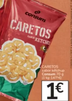Consum - Caretos Sabor Ketchup