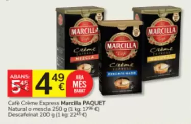 Marcilla - Cafe Creme Express