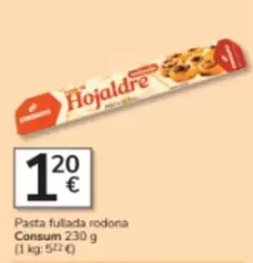 Consum - Pasta Fullada Rodona
