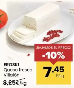 Eroski - Queso Fresco Villalon