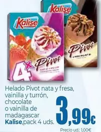 Kalise - Helado Pivot Nata Y Fresa