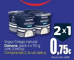 Danone - Yogur Griego Natural