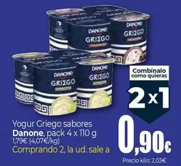 Danone - Yogur Griego Sabores