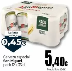 San Miguel - Cerveza Especial