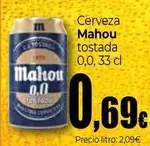 Mahou - Cerveza Tostada 