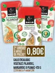 Gallo - Ensaladas Vegetales Pajaritas