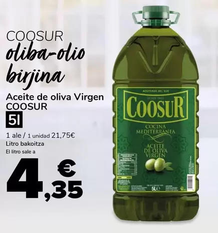 Coosur - Aceite De Oliva Virgen