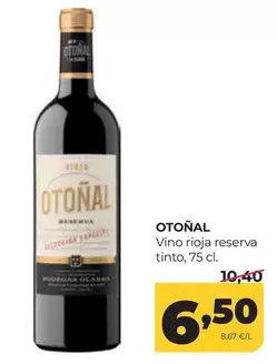Otoñal - Vino Rioja Reserva Tinto