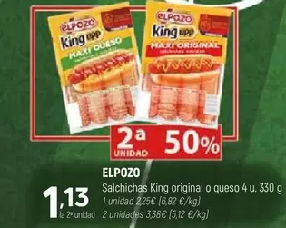 elpozo - Salchichas King Original O Queso