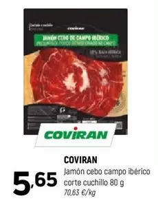coviran - Jamon Cebo Campo Iberico Corte Cuchillo