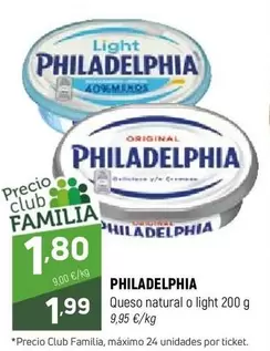 Philadelphia - Queso Natural O Light