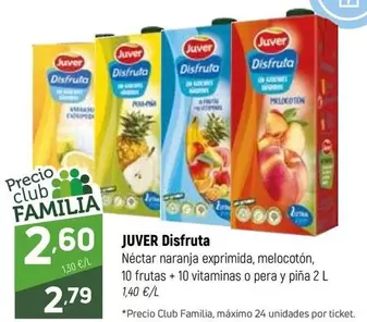 Juver - Disfruta Nectar Naranja Exprimida
