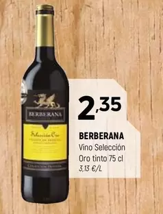 Berberana - Vino Seleccion Oro Tinto