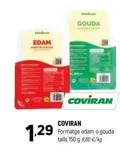 coviran - Formatge Edam O Gouda Talls