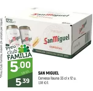 San Miguel - Cervesa Llauna