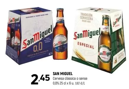 San Miguel - Cervesa Classica O Sense