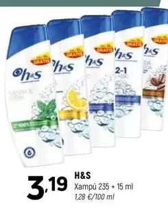 h&s - Xampú 235 + 15 Ml