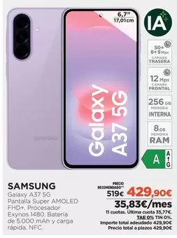 Samsung - Galaxy A37 5g