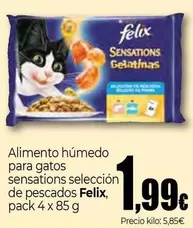 Felix - Alimento Húmedo Para Gatos Sensations Seleccion De Pescados