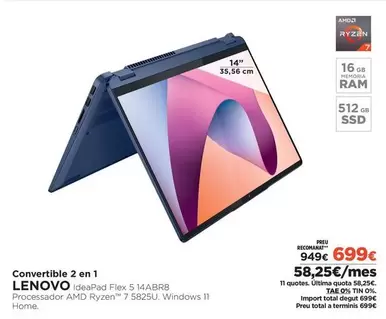 Lenovo - Convertible 2 En 1