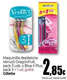 Gillette - Maquinilla Depilatoria Venus3 Dragonfruit