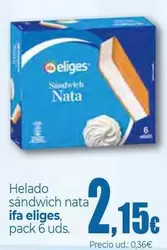 Ifa Eliges - Helado Sandwich Nata