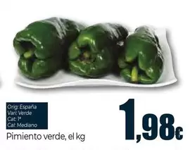 Pimiento Verde