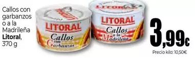 Litoral - Callos Con Garbanzos O A La Madrileña