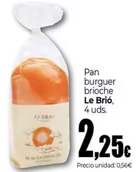 Le Brio - Pan Burguer Brioche