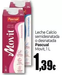 Pascual - Leche Calcio Semidesnatada O Desnatada