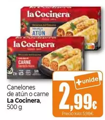 La Cocinera - Canelones De Atún O Carne