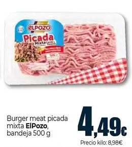 Elpozo - Burger Meat Picada Mixta Bandeja