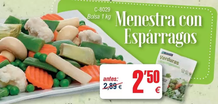 Menestra Con Esparragos