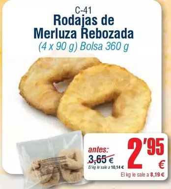 Rodajas De Merluza Rebozada