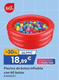 Piscina De Bolas Inflable Con 60 Bolas