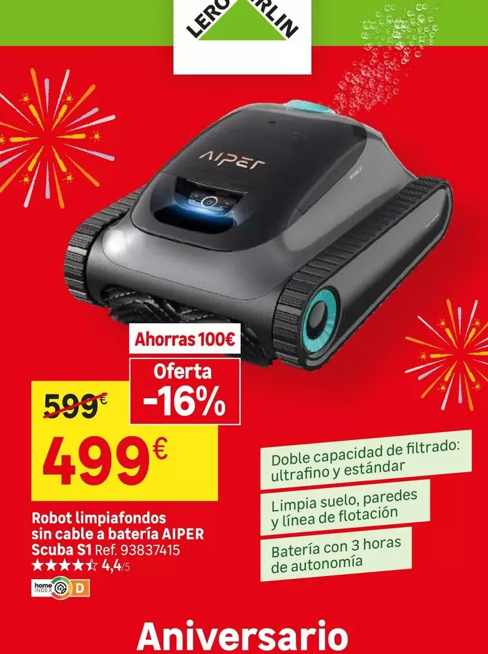 home - Robot Limpiefondos Sin Cabe E Bateria