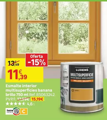 Luxens - Esmalte Interior Multisuperficies Banana