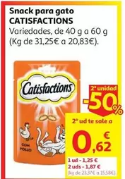 Catisfactions - Snack Para Gatos