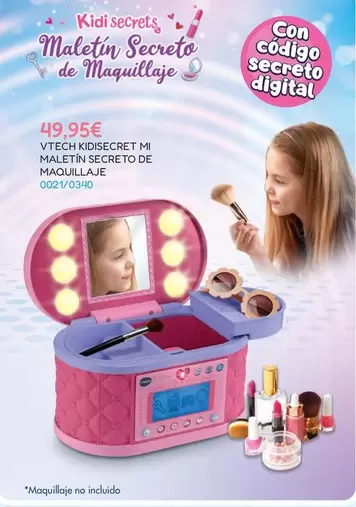 Vtech - Kidi Secret Mi Maletín Secreto De Maquillaje