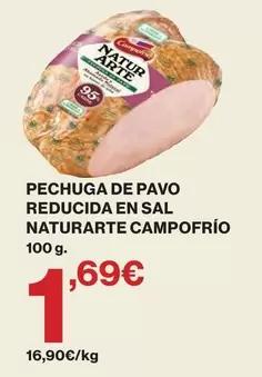 Natur - Pechuga De Pavo Reducida En Sal