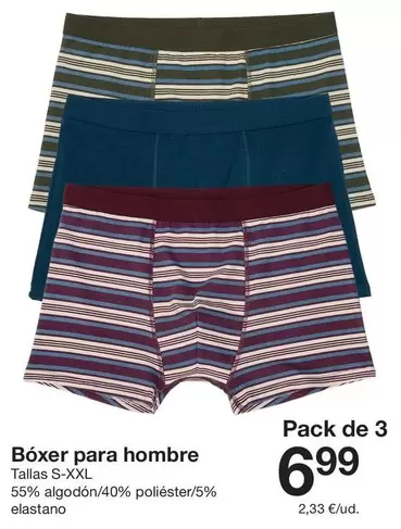 Boxer Para Hombre